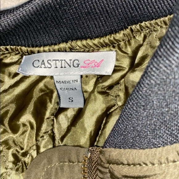 green bomber jacket - Picture 3 of 3